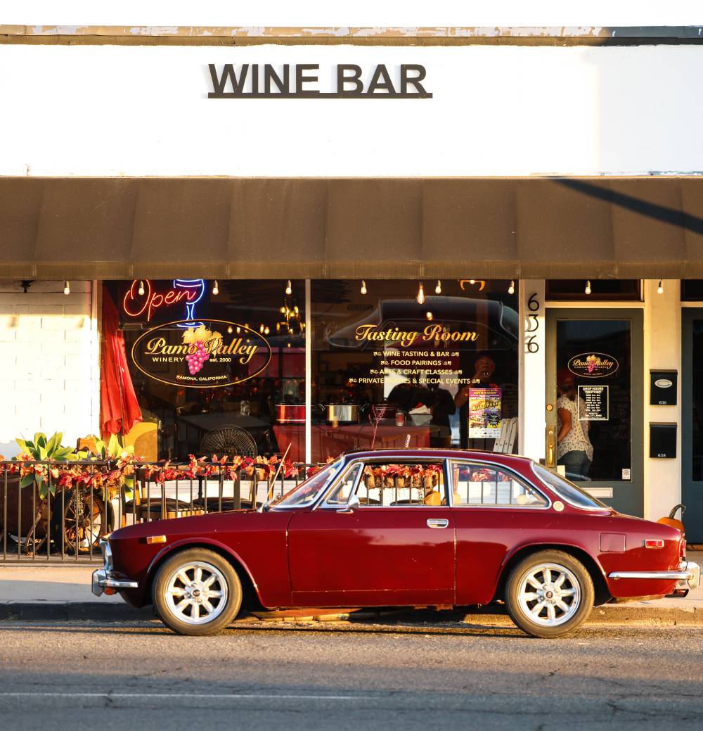 Front of Pamo Valley Winery